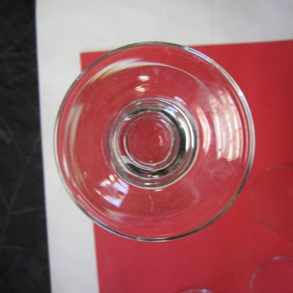 VINTAGE 90'S STEMMED ICED TEA/WATER GLASS, TALL & ELEGANT SET OF 5 - Picture 7 of 7